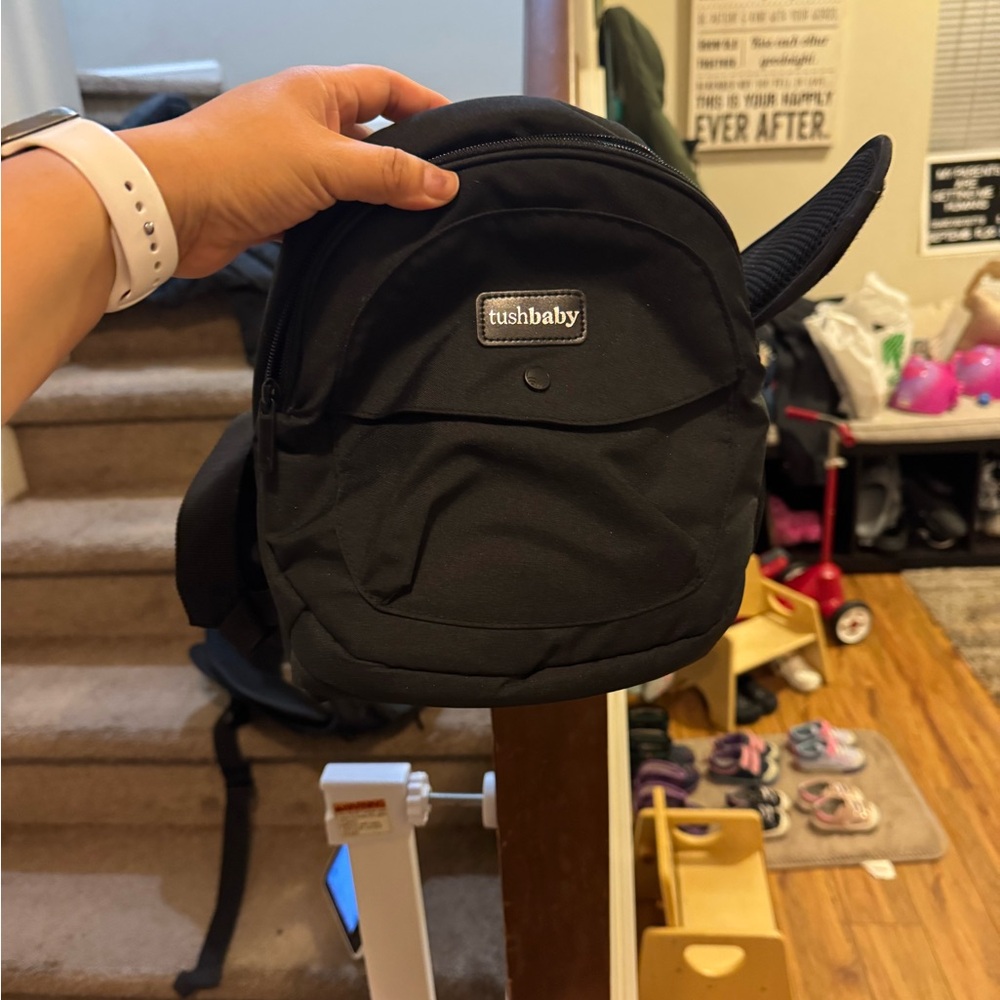 Tushbaby Black Backpack